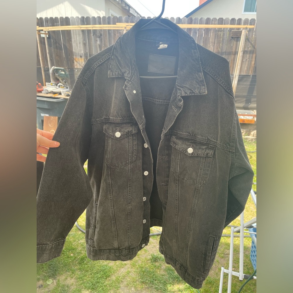 H&M oversized denim jacket